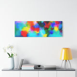 Abstract Rainbow Splash Matte Canvas Print thumbnail 81