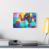 Abstract Rainbow Splash Matte Canvas Print thumbnail 39