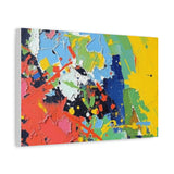 Abstract Color Splash Matte Canvas — Stretched Wall Art thumbnail 27