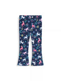 Children's Unicorn Print Flare Leggings thumbnail 2