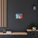 Vibrant Abstract Color Splash Matte Canvas Print thumbnail 37