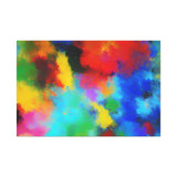 Abstract Color Burst Canvas Print — Vibrant Stretched Matte Wall Art thumbnail 21