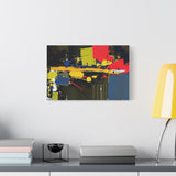 Abstract Color Splash Matte Canvas Print — Modern Stretched Wall Art thumbnail 42