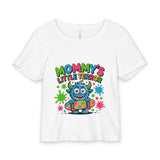 Baby Tee — "Mommy's Little Terror" Cute Monster Baby Shirt thumbnail 1