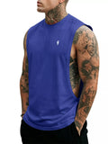 Men's Full Size Round Neck Tank Top Plus Size thumbnail 6