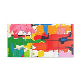 Abstract Color Splash Matte Canvas Print — Vibrant Modern Wall Art thumbnail 6
