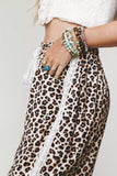Leopard Print Ankle-Length Elastic Waist Pants thumbnail 4