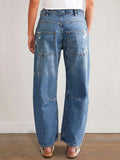 Distressed Jeans with Pockets thumbnail 3