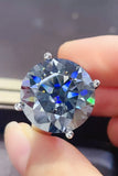20 Carat Moissanite 925 Sterling Silver Ring thumbnail 6