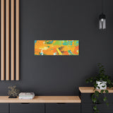 Abstract Orange & Green Canvas Art — Vibrant Modern Wall Decor thumbnail 70