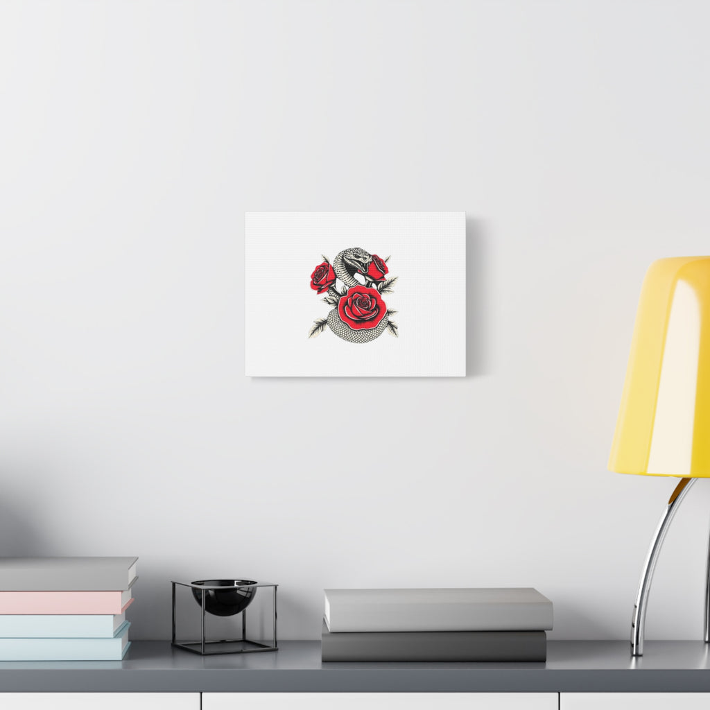 Matte Stretched Canvas - Snake Wall Art