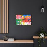 Abstract Color Splash Matte Canvas Print — Vibrant Modern Wall Art thumbnail 61