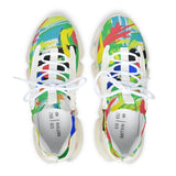 Women's Mesh Sneakers — Colorful Abstract Summer Athletic Shoes thumbnail 2