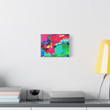 Abstract Neon Splash Matte Canvas Print — Vibrant Colorful Stretched Wall Art thumbnail 30