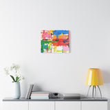 Abstract Color Splash Matte Canvas Print — Vibrant Modern Wall Art thumbnail 45