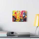 Abstract Color Splash Canvas Print - Vibrant Stretched Matte Wall Art thumbnail 36