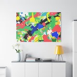 Abstract Color Splash Canvas Print — Vibrant Modern Wall Art thumbnail 99