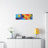 Abstract Color Splash Matte Canvas Print — Vibrant Stretched Wall Art thumbnail 69
