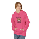 Introvert But Willing To Discuss Dogs Hoodie — Cute Dog Lover Pullover thumbnail 19