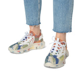 Mesh Sneakers — Colorful Abstract Athletic Shoes for Women thumbnail 9