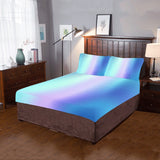 Blue & Purple Ombre Bedsheet Set – 3 Piece Duvet Cover Set thumbnail 5