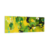Abstract Green & Yellow Matte Canvas Print – Vibrant Modern Wall Art thumbnail 92