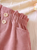 Children's Ruffled Hem Corduroy Pants thumbnail 15
