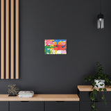 Abstract Color Splash Matte Canvas Print — Vibrant Modern Wall Art thumbnail 28