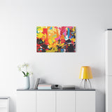 Abstract Color Splash Canvas Print - Vibrant Stretched Matte Wall Art thumbnail 72