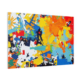 Abstract Splash Colorful Matte Canvas Wall Art – Vibrant Modern Stretched Print thumbnail 98