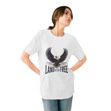 Land of the Free Eagle T-Shirt — Patriotic American Bald Eagle Tee for 4th of July thumbnail 4