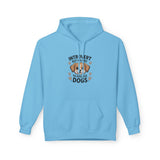 Introvert But Willing To Discuss Dogs Hoodie — Cute Dog Lover Pullover thumbnail 7