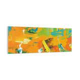 Abstract Orange & Green Canvas Art — Vibrant Modern Wall Decor thumbnail 80