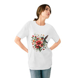 Hummingbird & Hibiscus T-Shirt thumbnail 3