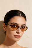 Vintage Oval Sunglasses thumbnail 4