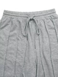 Drawstring Wide-Leg Sweatpants thumbnail 9