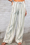 Full Size Striped Wide-Leg Pants Plus Size thumbnail 3