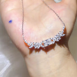 2 Carat 925 Sterling Silver Moissanite Necklace thumbnail 2
