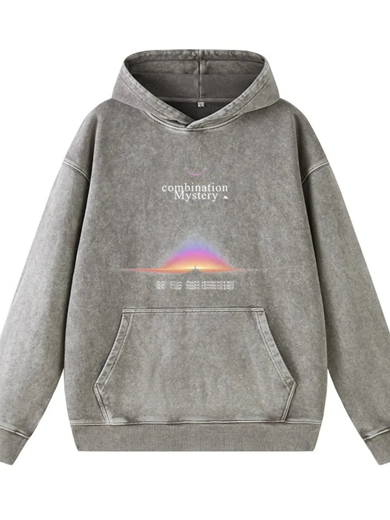 Men's Graphic Dropped Shoulder Hoodie