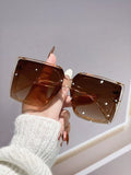 Oversized Gradient Square Sunglasses thumbnail 6