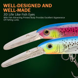 GOBASS 160mm Floating Minnow Fishing Lure – 22g Laser Crankbait for Freshwater & Saltwater | Trolling Wobbler Hard Bait thumbnail 4