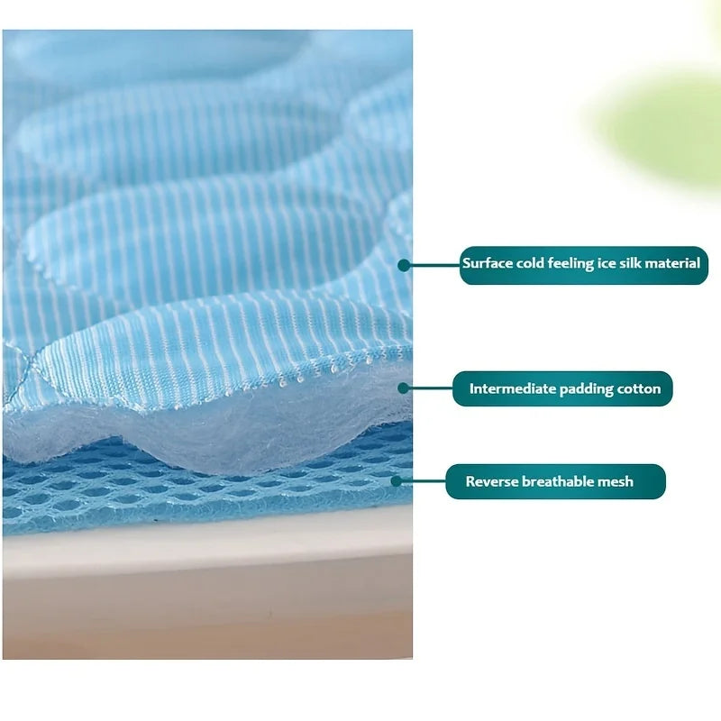 Dog Cooling Mat – Extra Large Summer Pet Bed for Dogs & Cats, Durable Ice Pad Blanket
