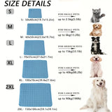 Dog Cooling Mat – Extra Large Summer Pet Bed for Dogs & Cats, Durable Ice Pad Blanket thumbnail 2