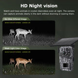 INQMEGA4G 2K 5MP PIR Motion Sensor Hunting Trail Camera with Night Vision & Solar Battery – IP66 Waterproof thumbnail 6