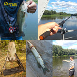 Goture Xceed 1.98–3.6m Fuji Guide Ring Carbon Spinning & Casting Fishing Rod (M/MH Power) – 4-Piece Travel Rod with Tube Bag thumbnail 5