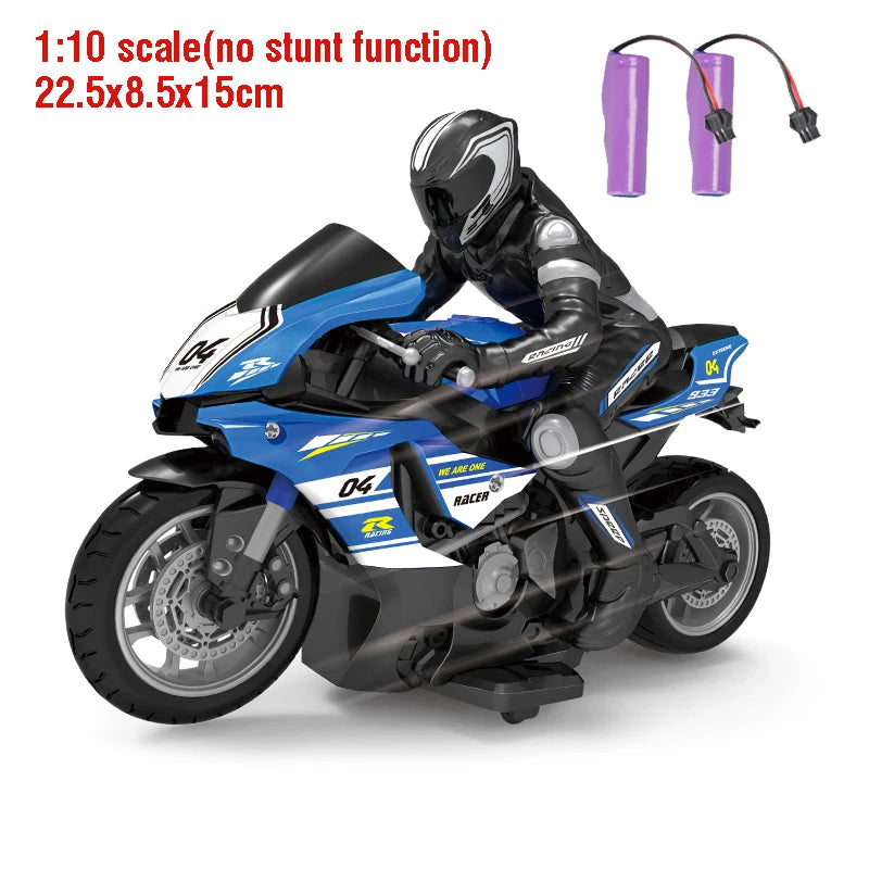 RC Motorcycles 1:6 & 1:10 Electric High-Speed Remote Control Racing Motorcycle for Kids