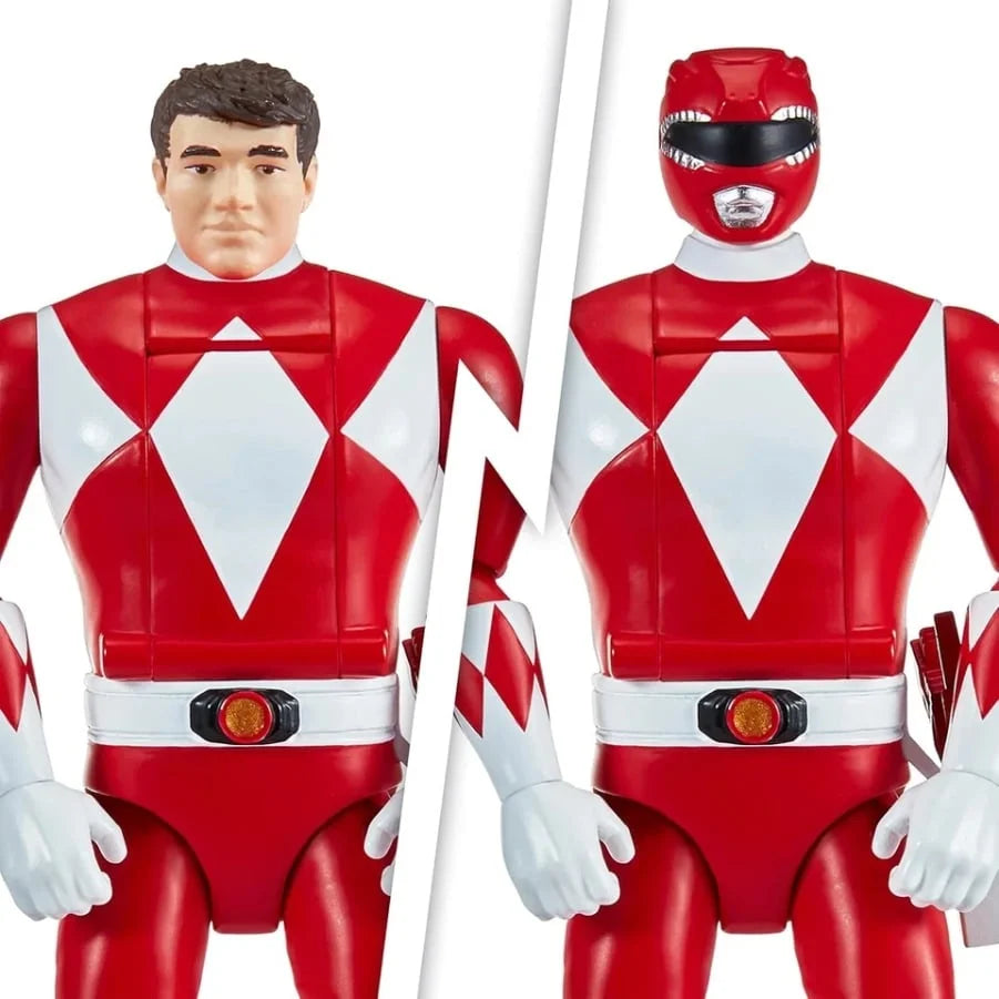 Mighty Morphin Power Rangers Re-Ignition Auto-Morphin Action Figures – Black Ranger, Red Ranger, Goldar, Rita Repulsa & Putty Patroller