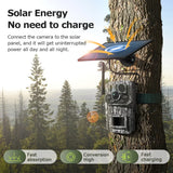 INQMEGA4G 2K 5MP PIR Motion Sensor Hunting Trail Camera with Night Vision & Solar Battery – IP66 Waterproof thumbnail 2