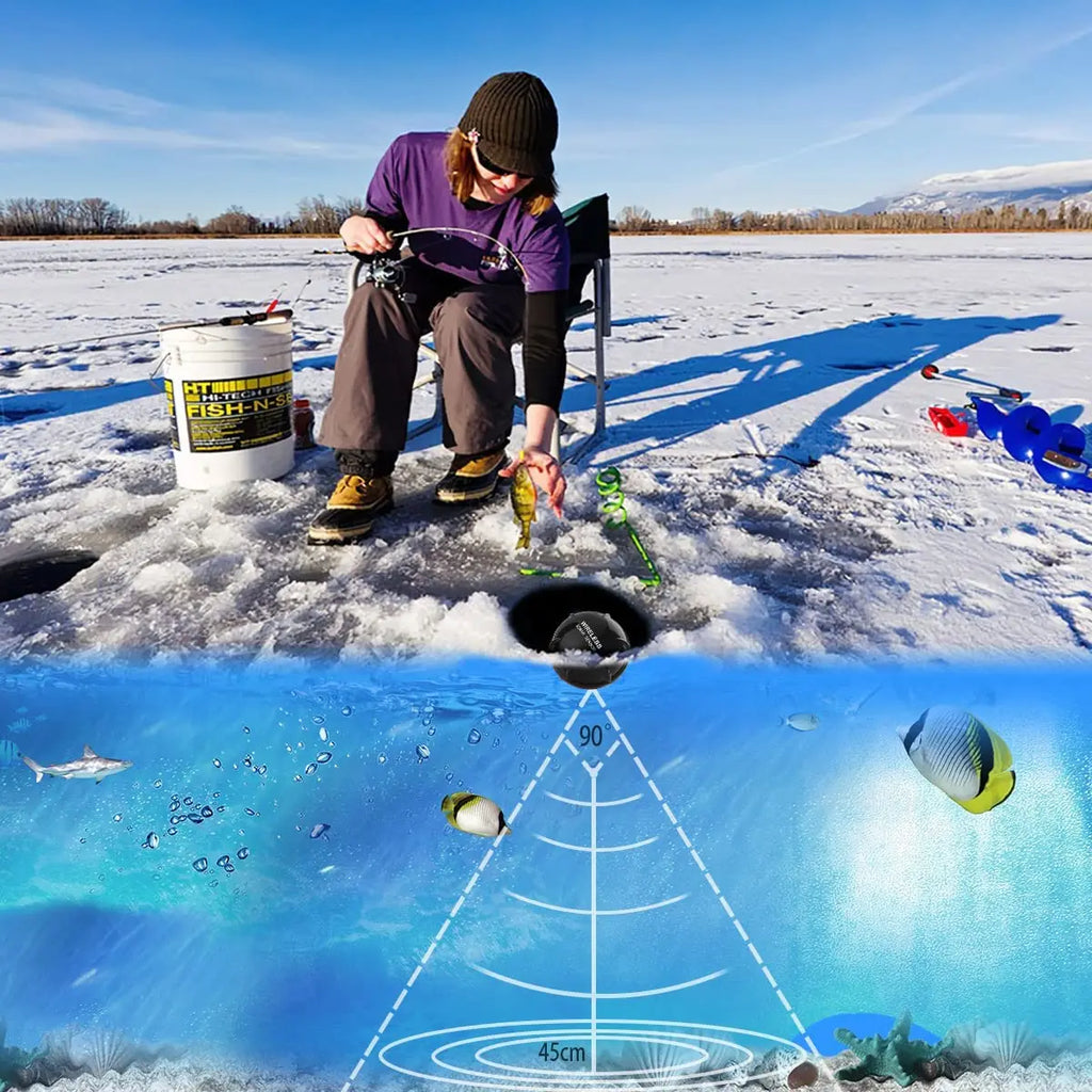 Wireless Sonar Fish Finder – Portable Underwater Echo Sounder & Fishing Detector