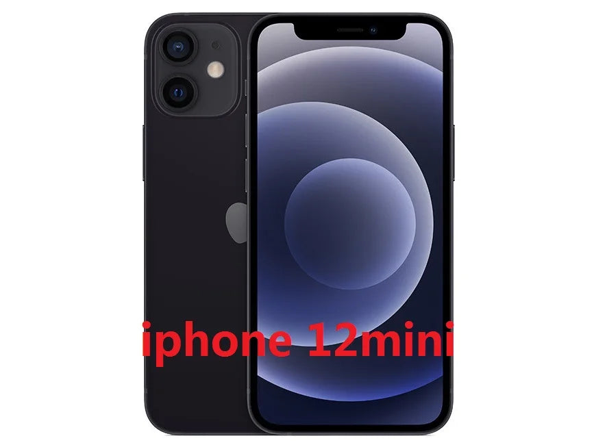 USED Original iPhone 12 Mini 5G Mobile Phone 4GB RAM 64/128/256GB iOS A14 5.4" Dual 12MP Camera